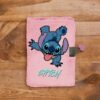 Carnet Secret Stitch Disney Fourrure Rose à Cadenas Coeur