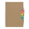 Carnet spirale adhesif / stylo