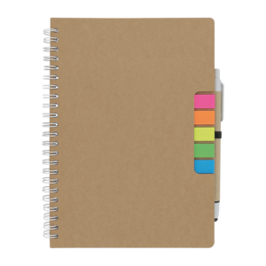 Carnet spirale adhesif / stylo
