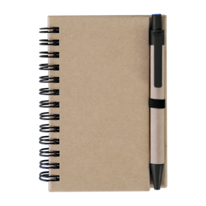 Carnet spirale avec stylo