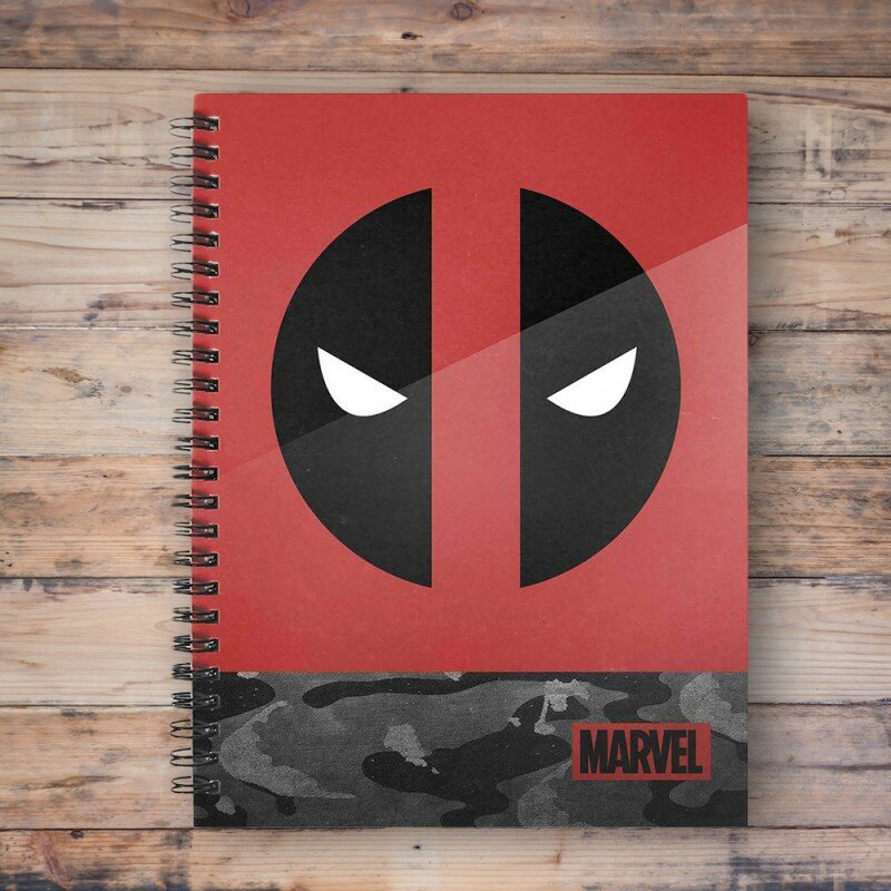 Carnet Spirales A5 Deadpool Marvel Carnet Spirales A5 Deadpool Marvel