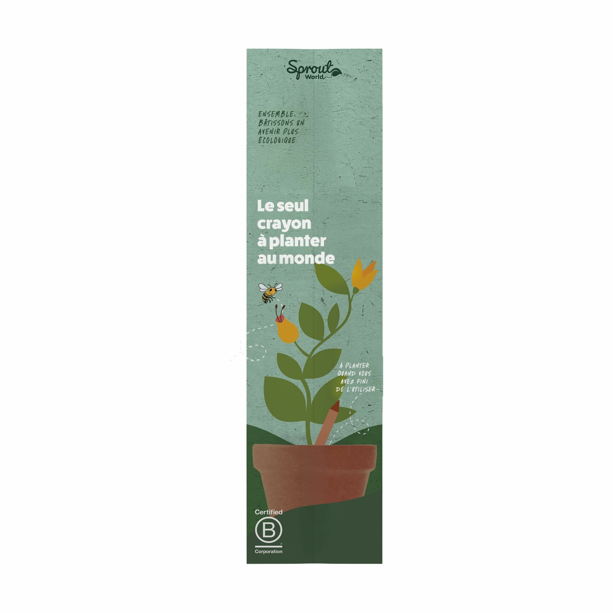 Carte d'en-tête unique pour le crayon Sproutworld FR Carte d'en-tête unique pour le crayon Sproutworld FR