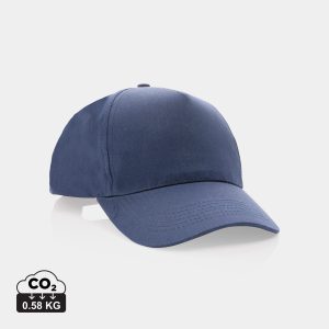 Casquette 5 panneaux en coton recyclé 190gr IMPACT