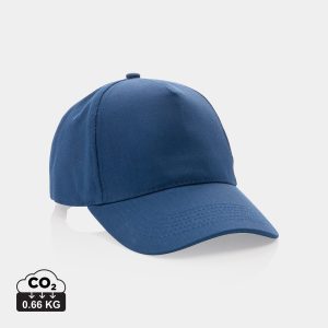 Casquette 5 panneaux en coton recyclé 280gr IMPACT