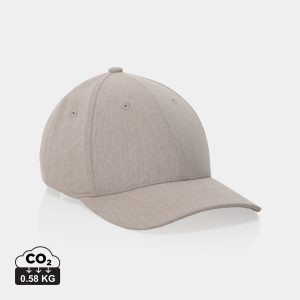 Casquette 6 panneaux 200gr chiné et recyclé AWARE™ Milo