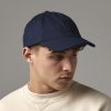 Casquette 6 pans en coton brossé Beechfield Low Profile Heavy Brushed Cotton Cap