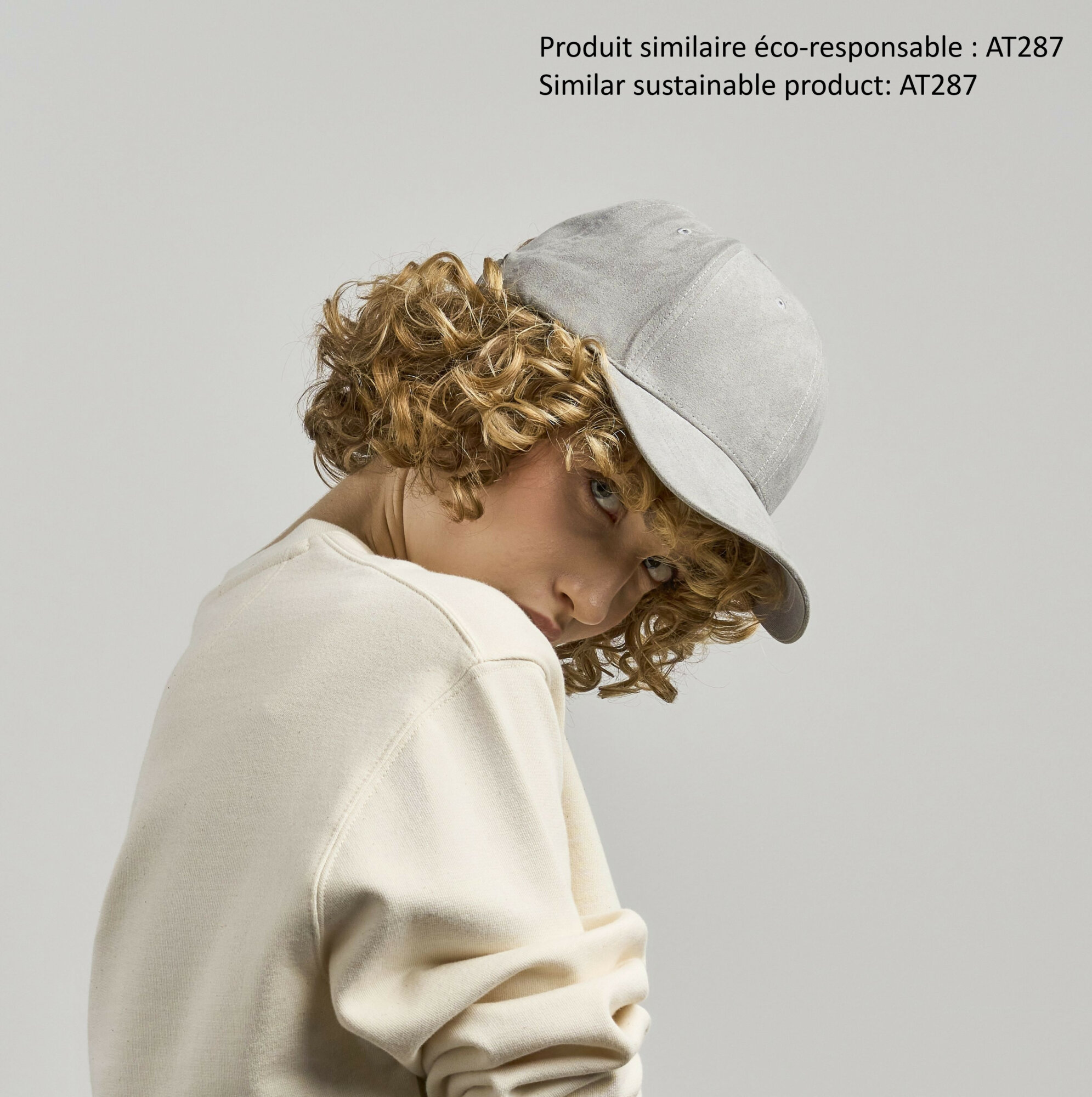 Casquette 6 pans mid visor faux suède Atlantis Headwear Fam Casquette 6 pans mid visor faux suède Atlantis Headwear Fam