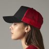 Casquette américaine Beechfield Half Mesh Trucker