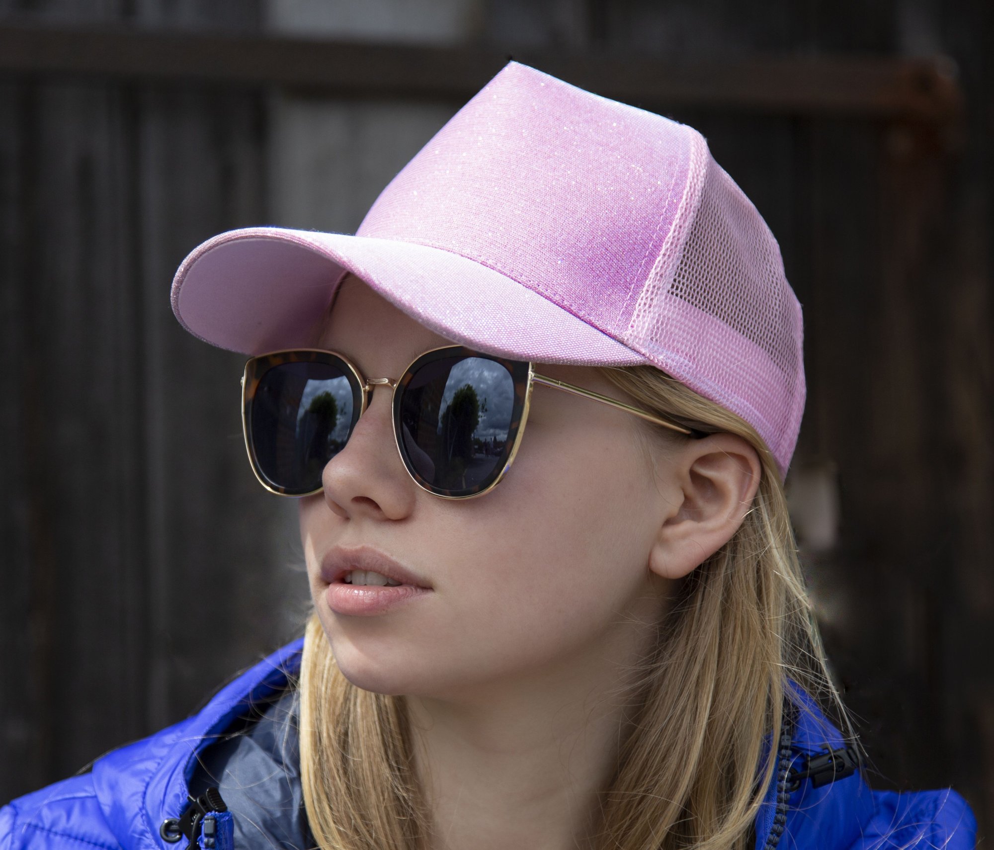 Casquette américaine pailletée Result New York Sparkle Cap Casquette américaine pailletée Result New York Sparkle Cap