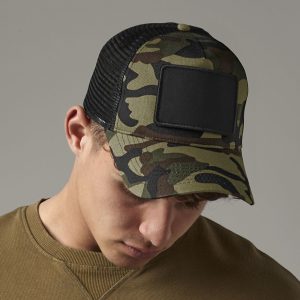 Casquette avec empiècement amovible Beechfield Removable Patch Trucker