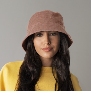 Casquette Bob en coton organique Beechfield Earthaware® Organic Cord Bucket Hat