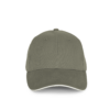 Casquette en coton biologique à sandwich contrasté - 6 panneaux K-up KP198