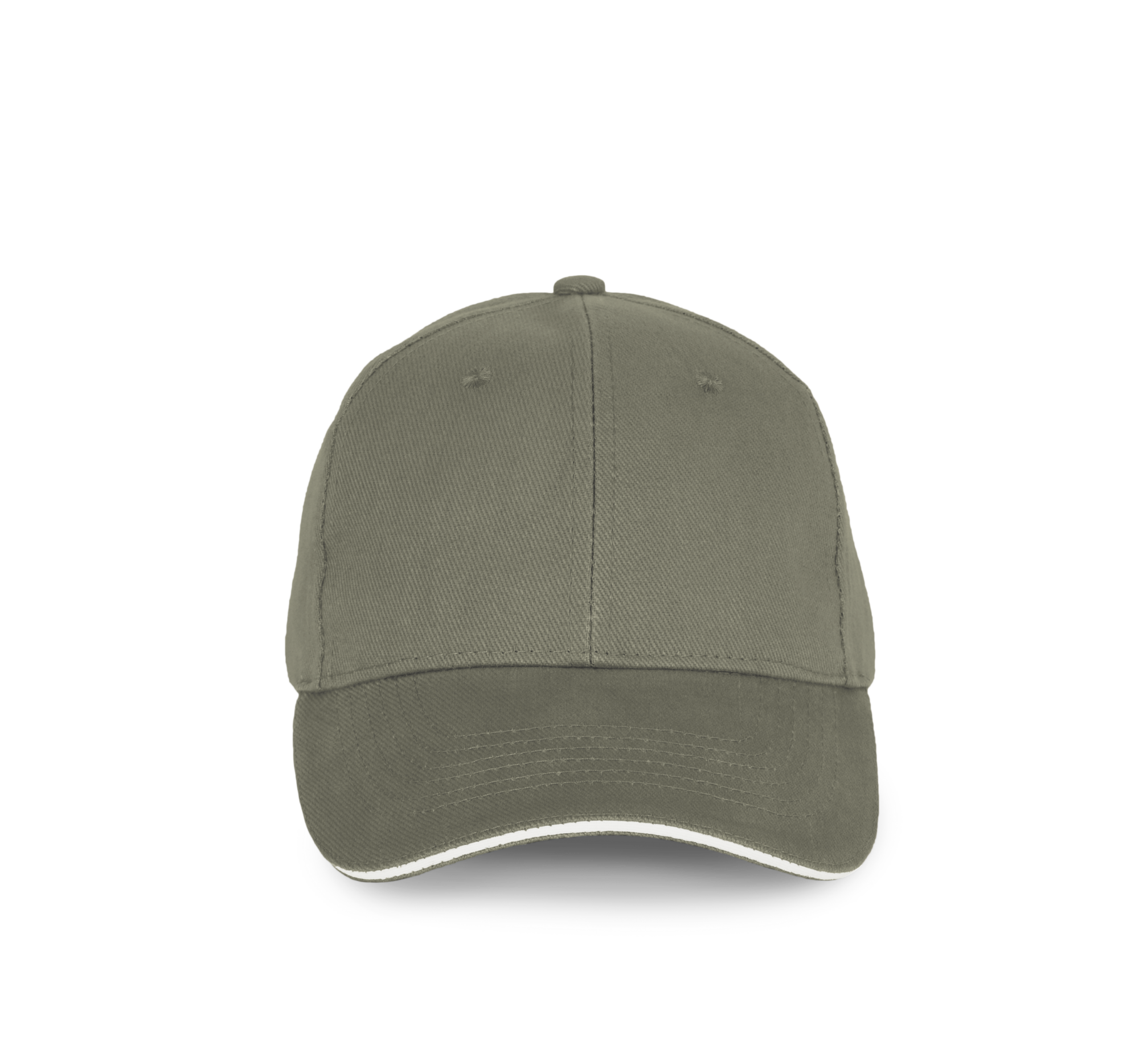 Casquette en coton biologique à sandwich contrasté - 6 panneaux K-up KP198 Casquette en coton biologique à sandwich contrasté - 6 panneaux K-up KP198