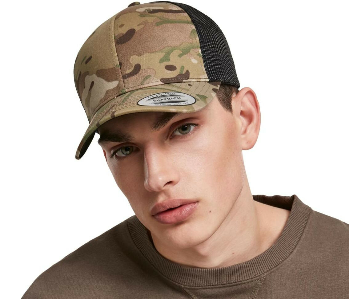 Casquette style trucker camouflage Flexfit Retro Multicam® Casquette style trucker camouflage Flexfit Retro Multicam®