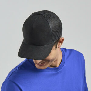 Casquette style trucker en faux daim Atlantis Headwear Rapper Suede-S