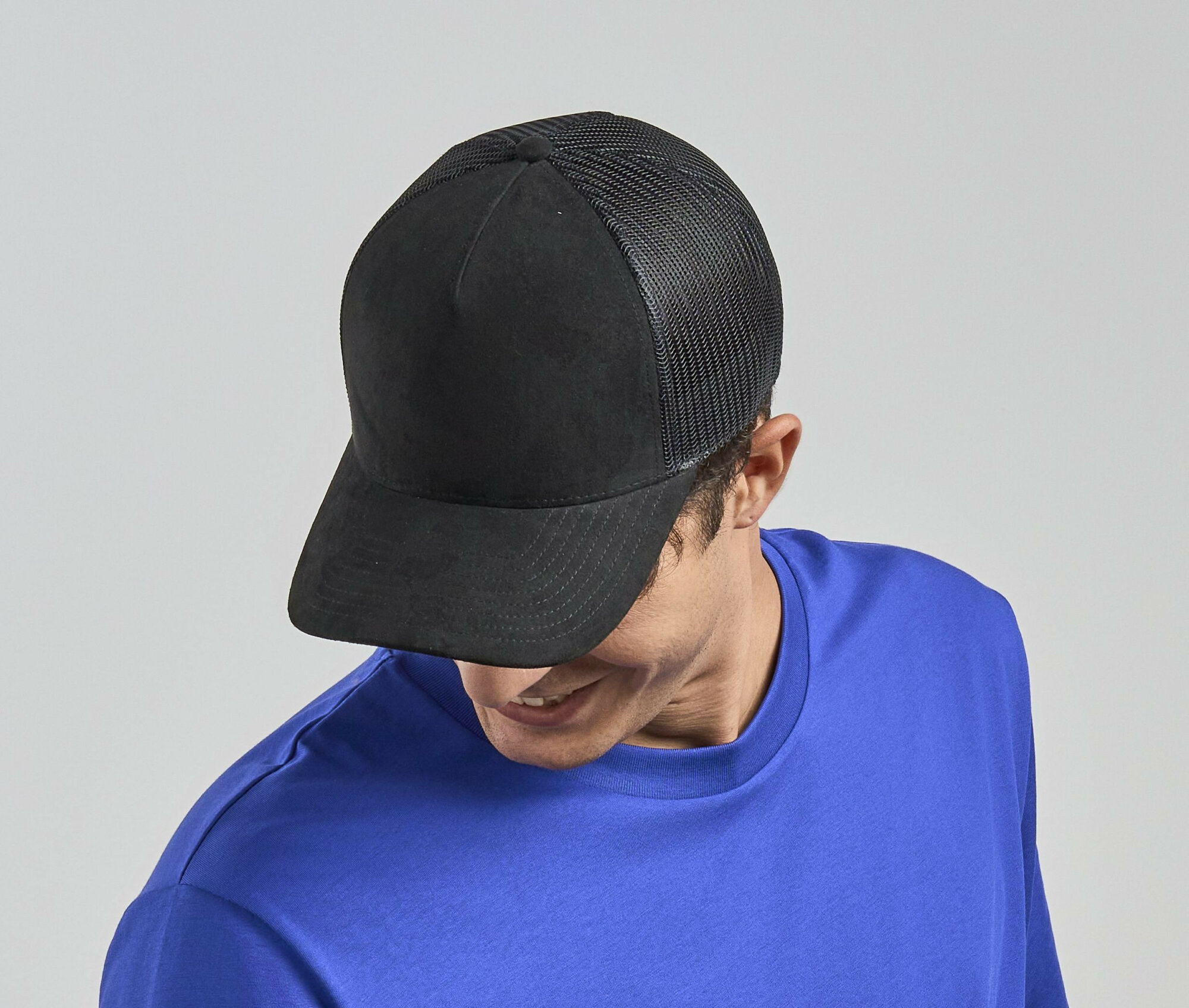 Casquette style trucker en faux daim Atlantis Headwear Rapper Suede-S Casquette style trucker en faux daim Atlantis Headwear Rapper Suede-S