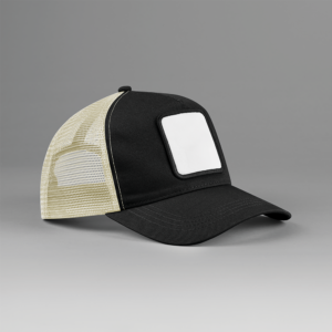 Casquette trucker 5 panneaux avec patch carré Beechfield B636