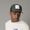 Casquette trucker avec empiècement Beechfield Appliqué Patch 5 Panel