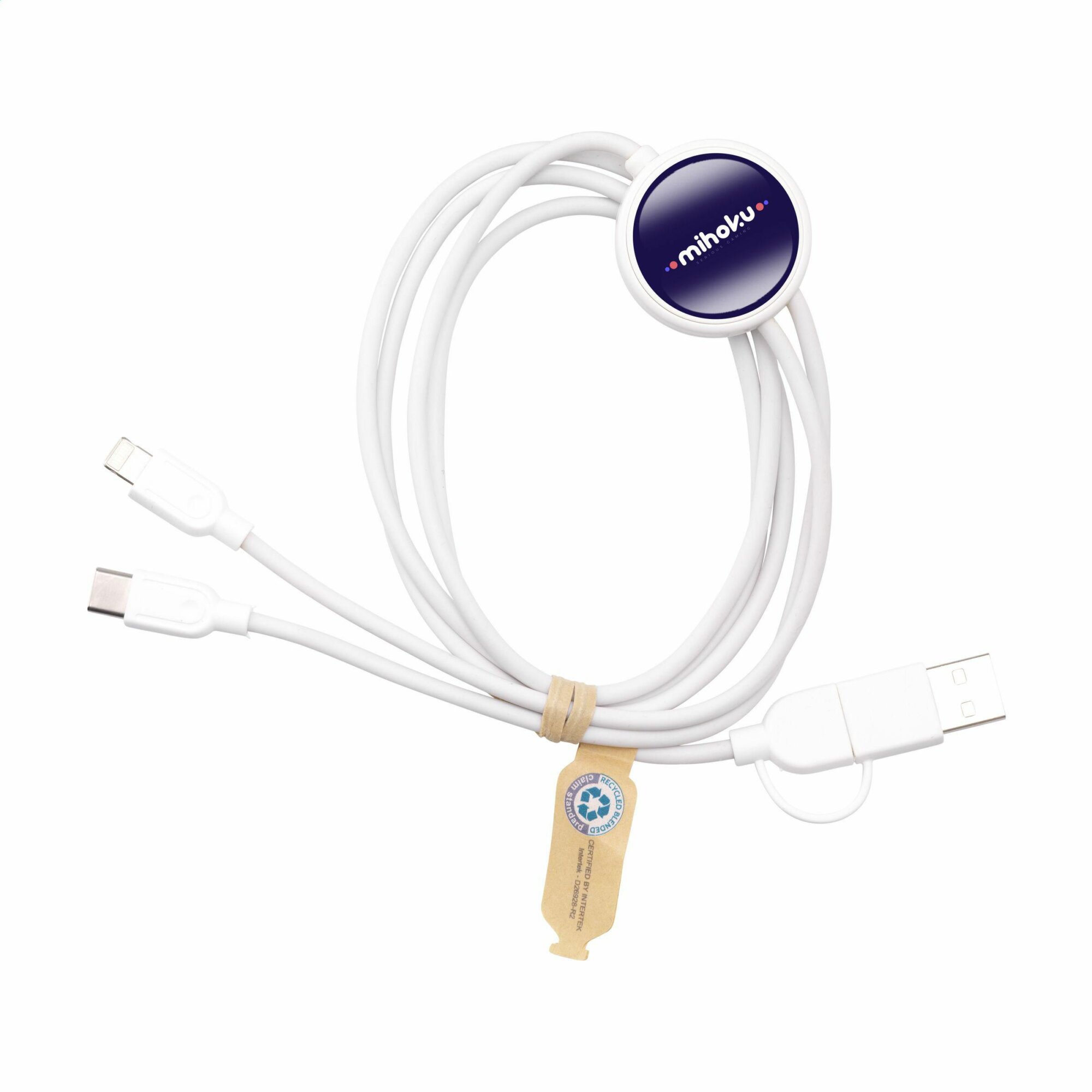 Charging Câble RCS Recycled ABS-TPE câble de charge Charging Câble RCS Recycled ABS-TPE câble de charge