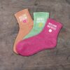 Chaussettes Paillettes Flower Maîtresse, ATSEM, Merci