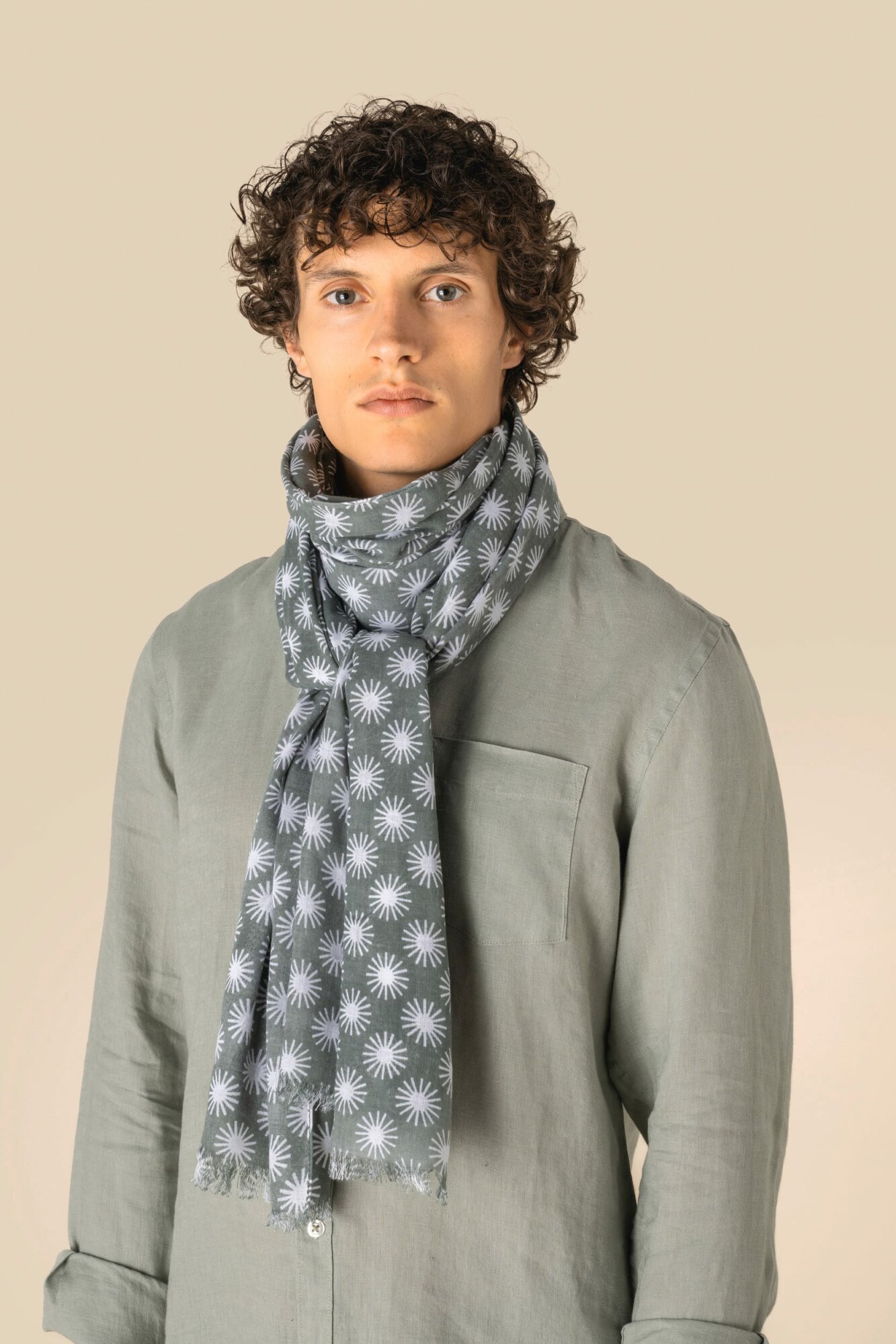Chèche à motifs unisexe Spasso SP153 Chèche à motifs unisexe Spasso SP153