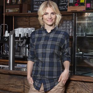 Chemise à carreaux femme Urban-Style Karlowsky Ladies' Checked Blouse