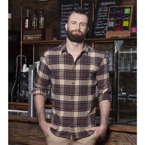 Chemise à carreaux homme Urban-Trend Karlowsky Men's Checked Shirt