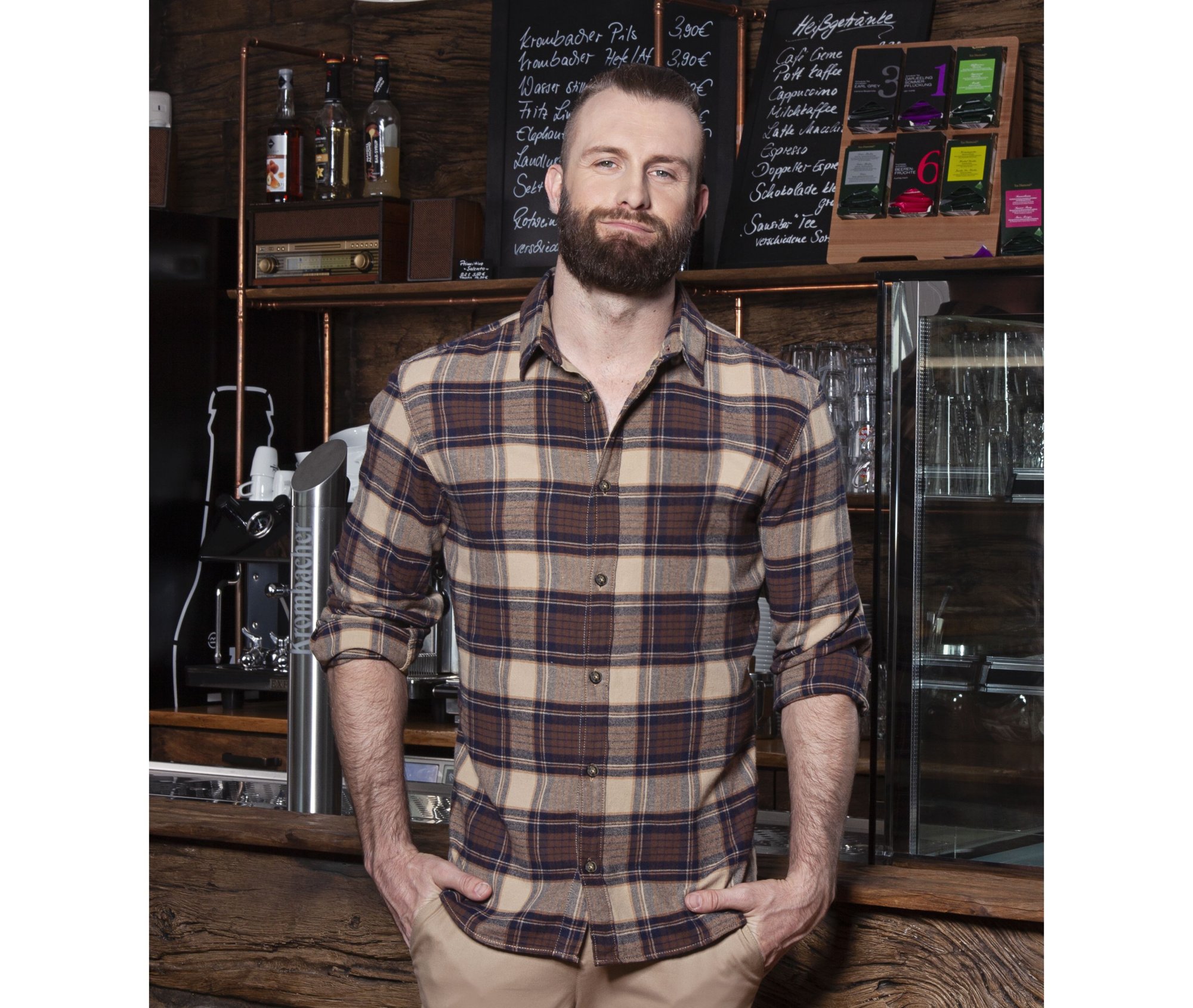Chemise à carreaux homme Urban-Trend Karlowsky Men's Checked Shirt Chemise à carreaux homme Urban-Trend Karlowsky Men's Checked Shirt
