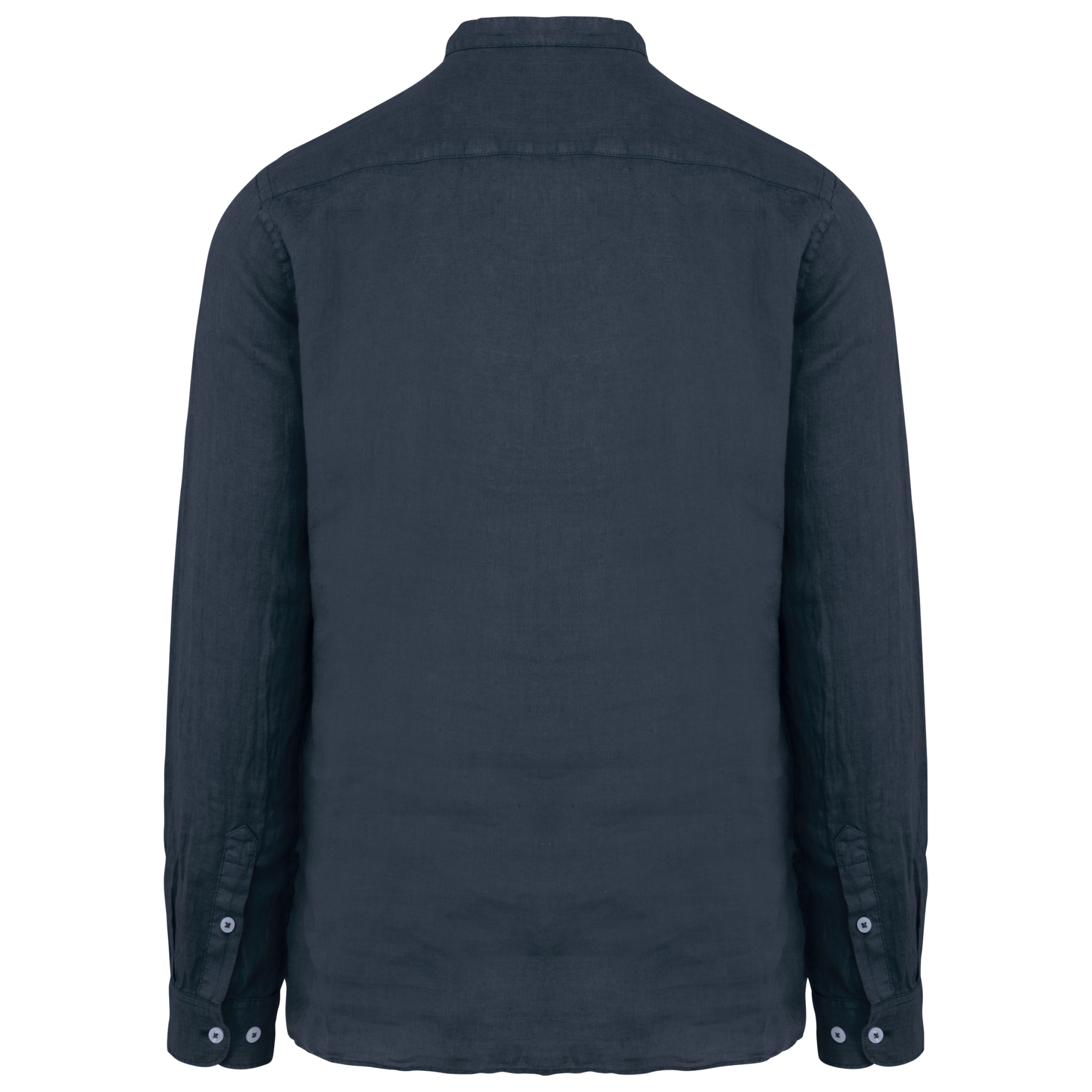 Chemise à col Mao délavée en lin homme Spasso SP507 Chemise à col Mao délavée en lin homme Spasso SP507