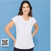 Chemise Blouse femme Henbury Ladies Pleat Front S/s