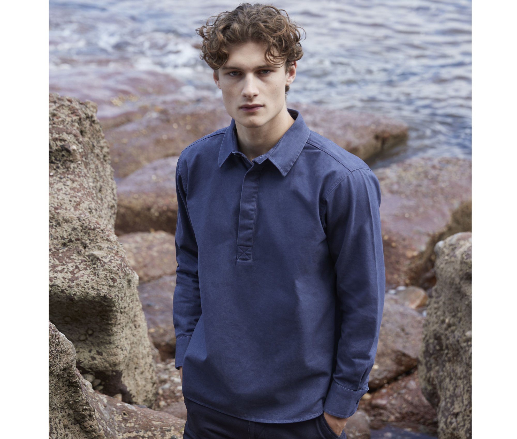 Chemise col boutonné Front Row Pullover Drill Shirt Chemise col boutonné Front Row Pullover Drill Shirt