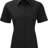 Chemise femme popeline polycoton manches courtes Russell RU935F