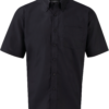 Chemise homme manches courtes Oxford Russell RU933M