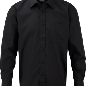 Chemise homme popeline polycoton manches longues Russell RU934M