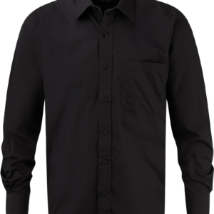 Chemise homme popeline pur coton manches longues Russell RU936M