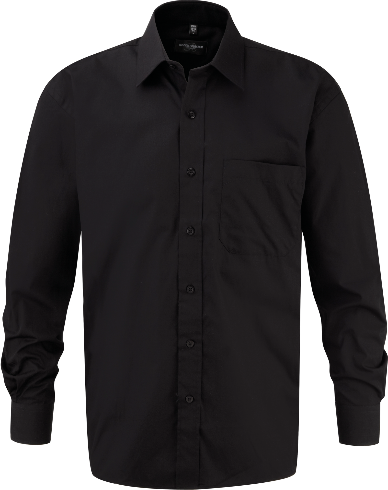 Chemise homme popeline pur coton manches longues Russell RU936M Chemise homme popeline pur coton manches longues Russell RU936M