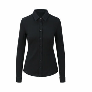 Chemise micro piqué femme Anna So Denim Knitted Shirt