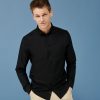Chemise Oxford & slim homme Henbury Modern Long Sleeved Shirt - Fit