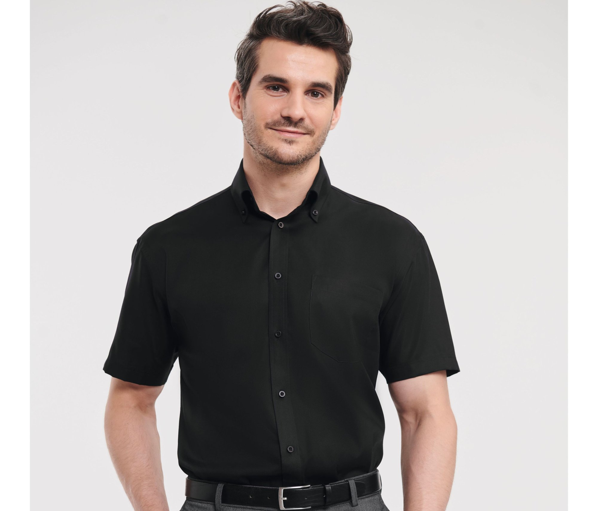 Chemise Russell Collection Men's Short Sleeve Classic Ultimate Non-Iron Shirt Chemise Russell Collection Men's Short Sleeve Classic Ultimate Non-Iron Shirt