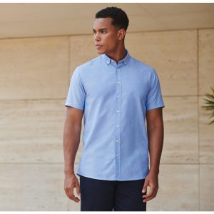 Chemisette Oxford homme Henbury Men’s Modern S/s Shirt – Regular Fit