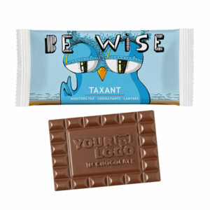 Chocolat personnalisé L, flowpack (réf. 110740403)