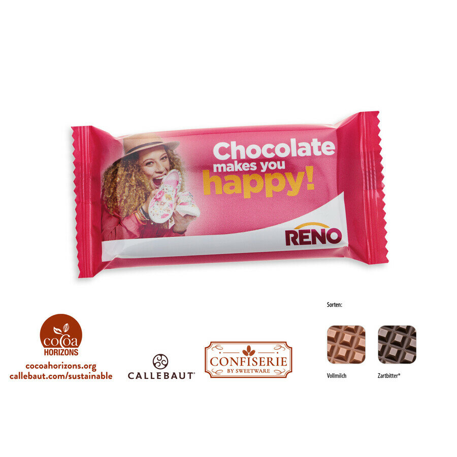 Chocolat tablette de 40 g, 1 pièce Chocolat tablette de 40 g, 1 pièce