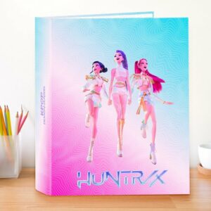Classeur 4 Anneaux KPop Demon Hunters Huntrix Multicolore