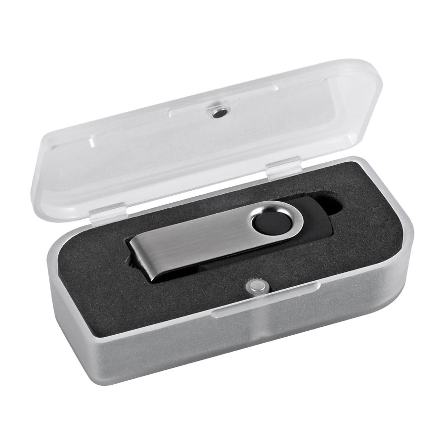 Cle usb noir/argent porte-cles Cle usb noir/argent porte-cles