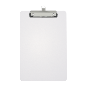 Clip board polypropylene 2 mm