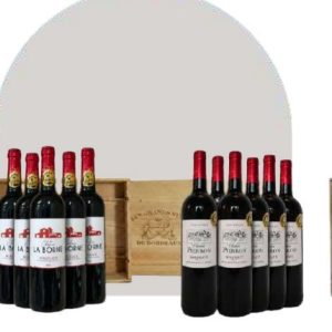 Coffret 12 bouteilles – caisse bois « Invitation » – Maison Querre