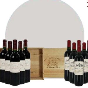 Coffret 12 bouteilles – caisse bois « Prestige » – Maison Querre