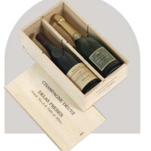 Coffret 2 bouteilles « Champagne & Rhône » – Delas