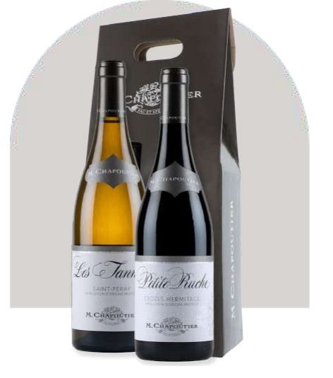 Coffret 2 bouteilles « Duo du Rhône » – M. Chapoutier Coffret 2 bouteilles « Duo du Rhône » – M. Chapoutier