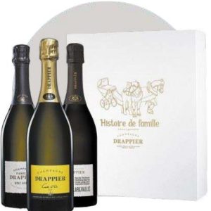 Coffret champagne Drappier Histoire de Famille